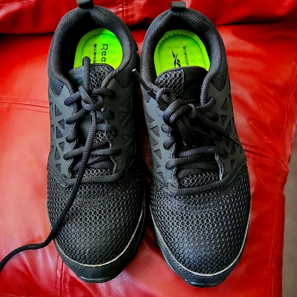 Reebok Sublite Cushion Slip Resistant Shoe Sz Men 4.5W/Wmn6.5W. Black New. - Picture 14 of 15